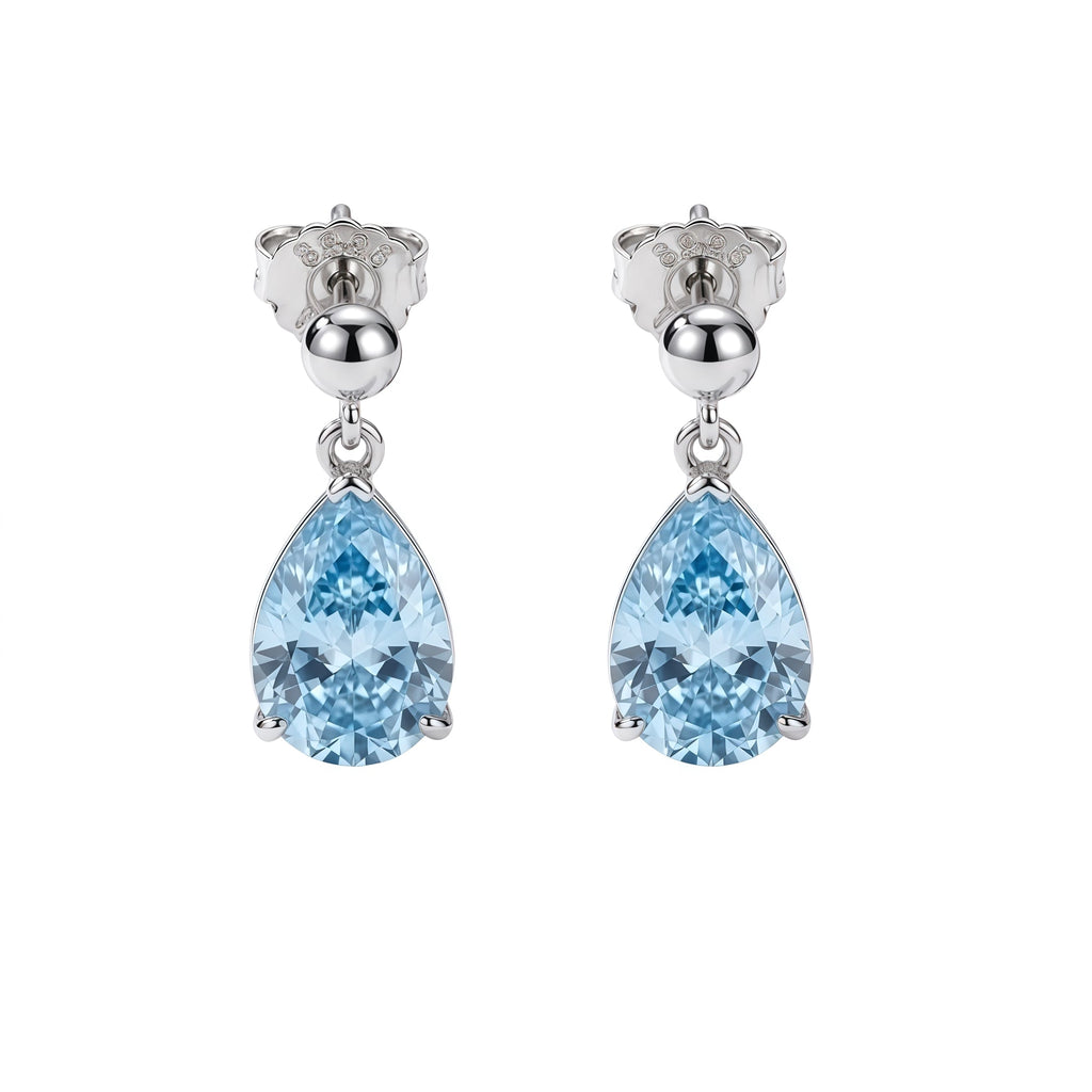 Velira Ice Blue D Teardrop Necklace