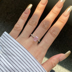 Velira Pink Silver Ring Collection
