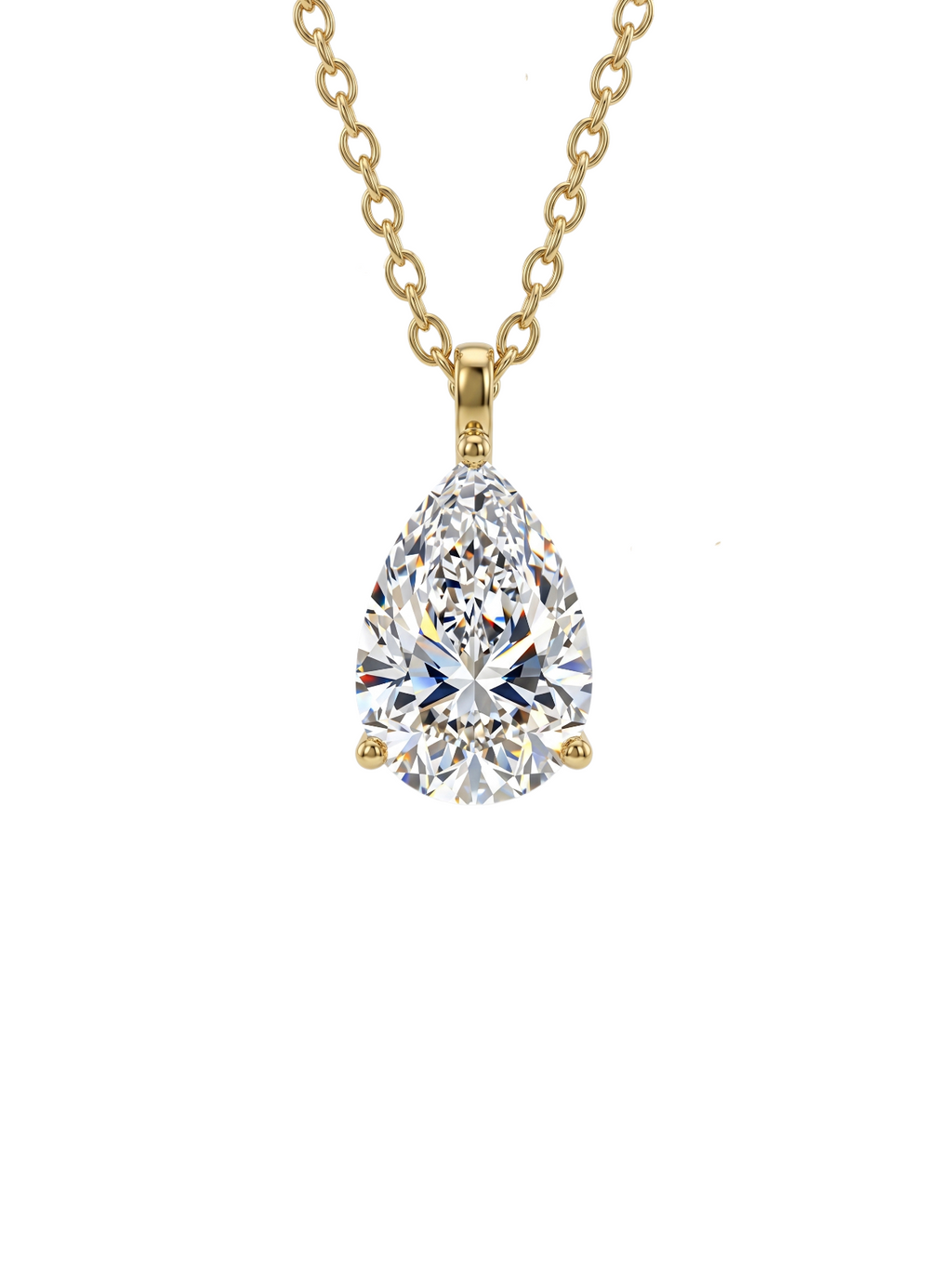 Velira Teardrop Diamond Necklace