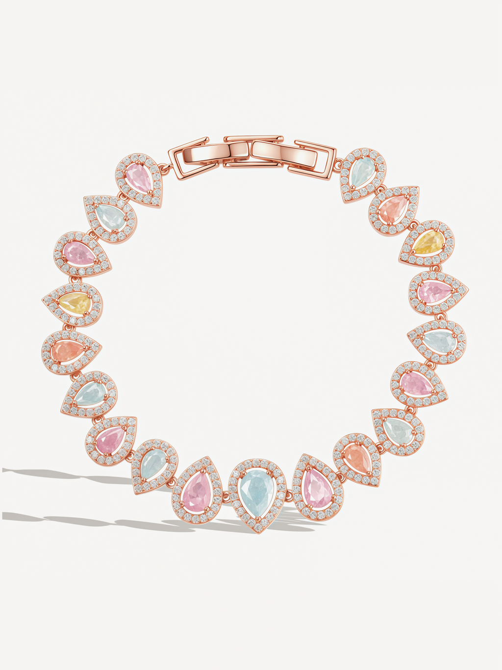 Velira Rainbow Oval diamond bracelet