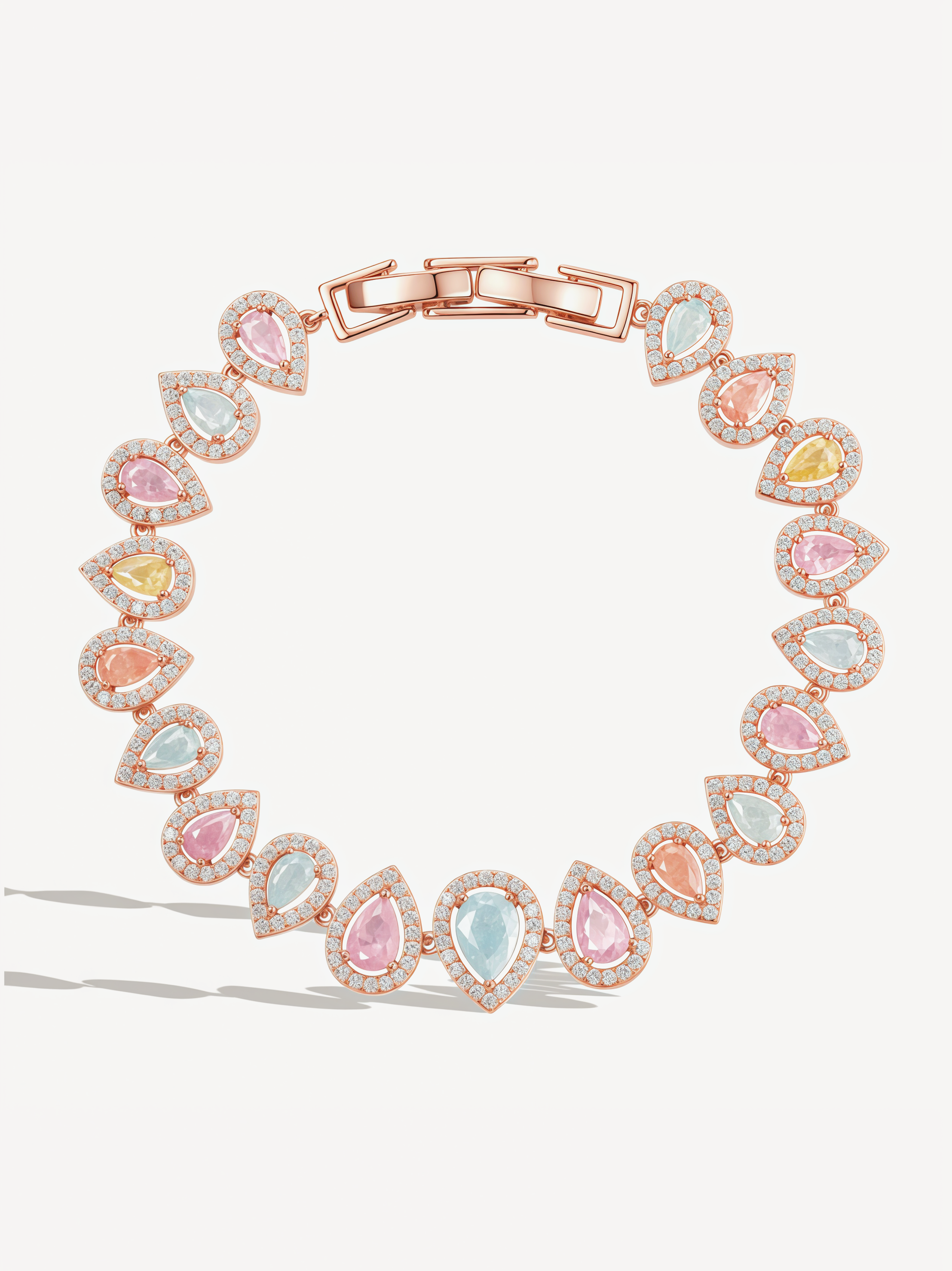 Velira Rainbow Oval diamond bracelet