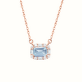 Velira Natural Aquamarine Elsa Necklace