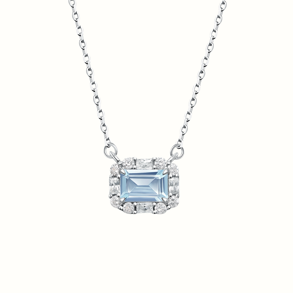 Velira Natural Aquamarine Elsa Necklace