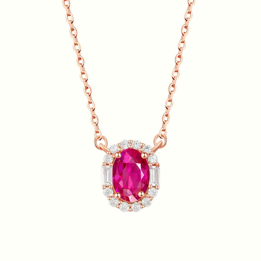 Velira Pink Sapphire Necklace