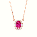 Velira Pink Sapphire Necklace