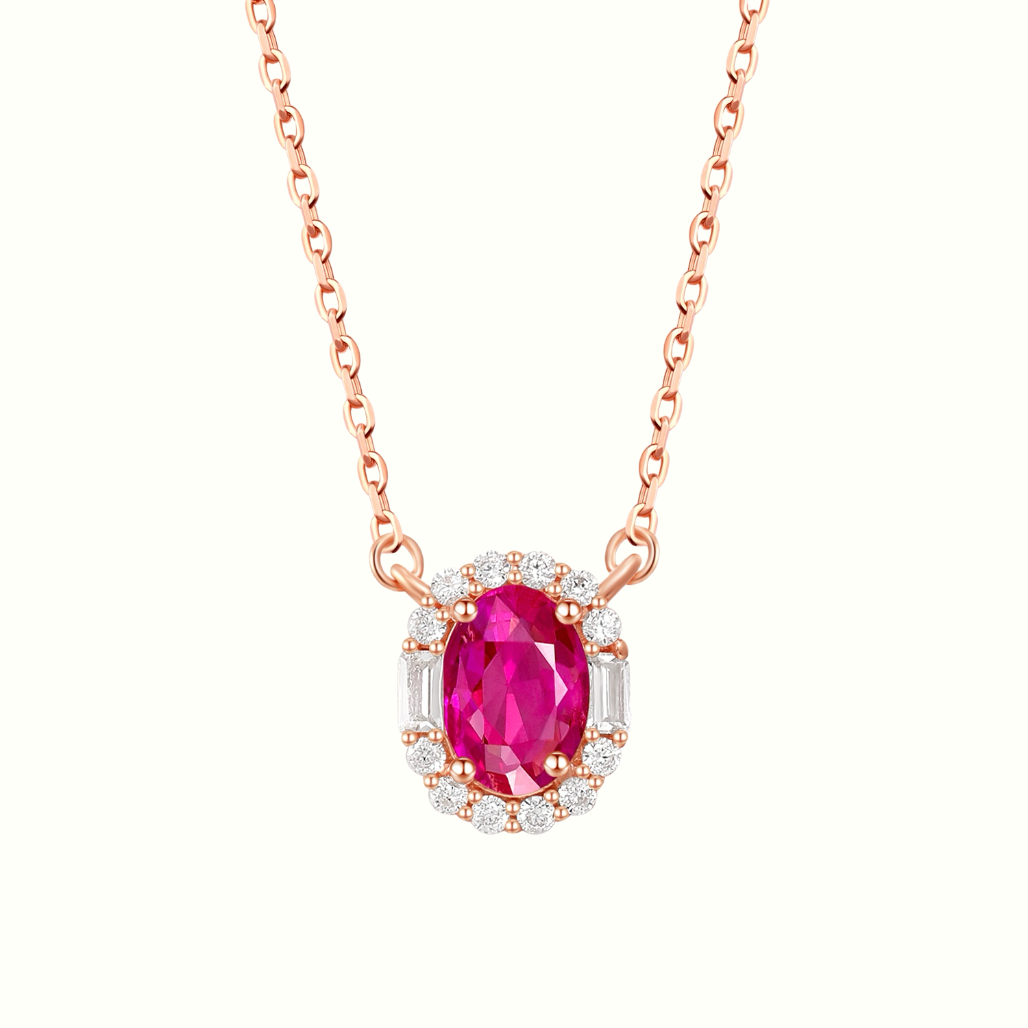 Velira Pink Sapphire Necklace