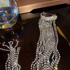 Velira Bright flash diamond tassel headdress