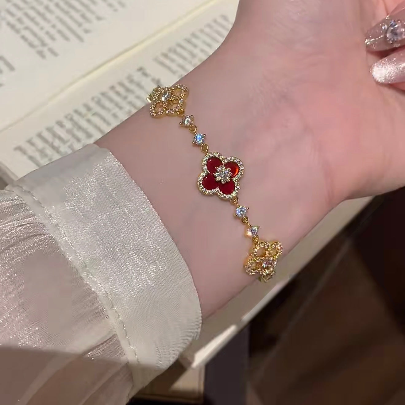 Velira Red Cleef Bracelet
