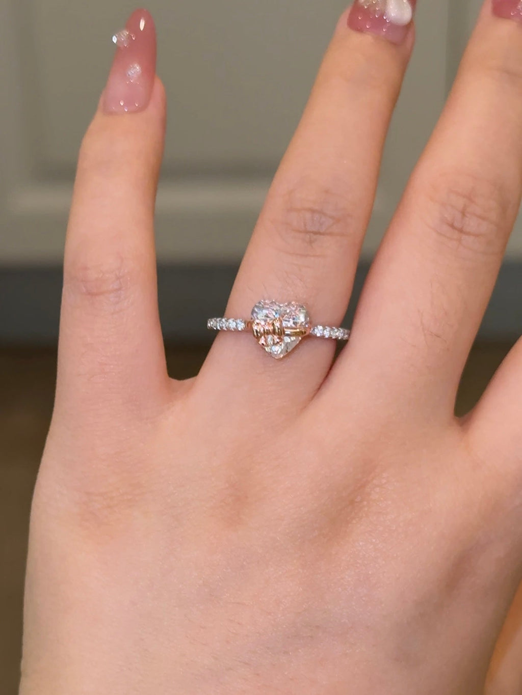 Velira Bow Heart Ring