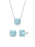 Velira Rose-Cut Blue D Necklace
