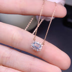 Velira Natural Aquamarine Elsa Necklace