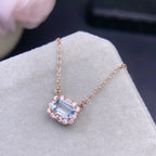 Velira Natural Aquamarine Elsa Necklace