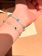 Velira Ice Blue Tennis Bracelet