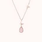 Velira Rose quartz Necklace