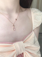 Velira Rose quartz Necklace