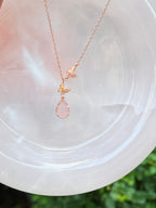 Velira Rose quartz Necklace