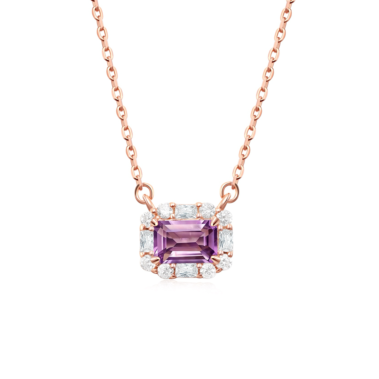 Velira Natural Amethyst Yanna Necklace