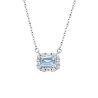 Velira Natural Aquamarine Elsa Necklace