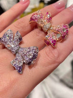 Velira Pink Bow Ring