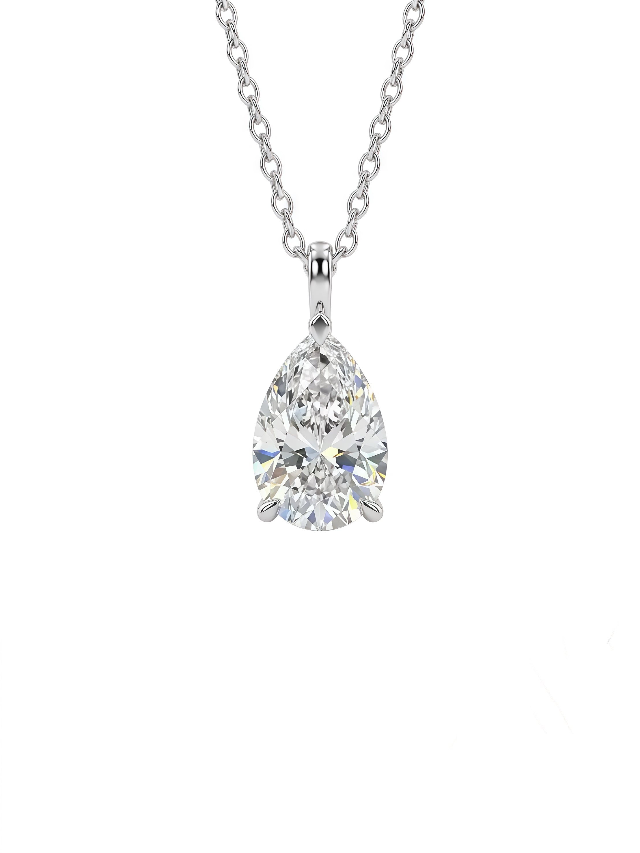 Velira Teardrop Diamond Necklace