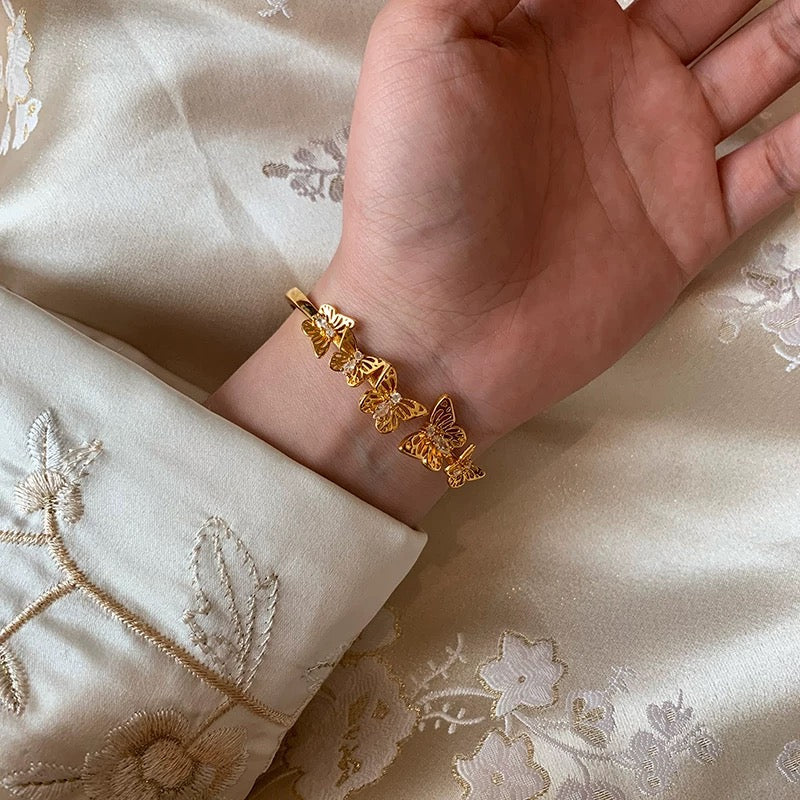 Velira Gold Butterfly Bracelet