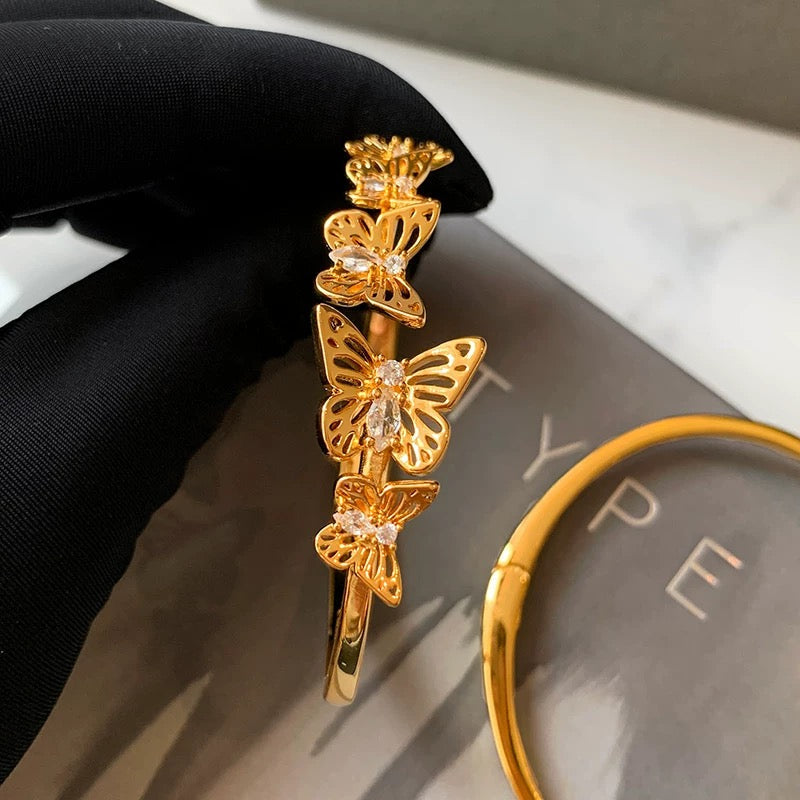 Velira Gold Butterfly Bracelet