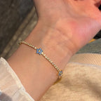 Velira Flower Tennis Bracelet