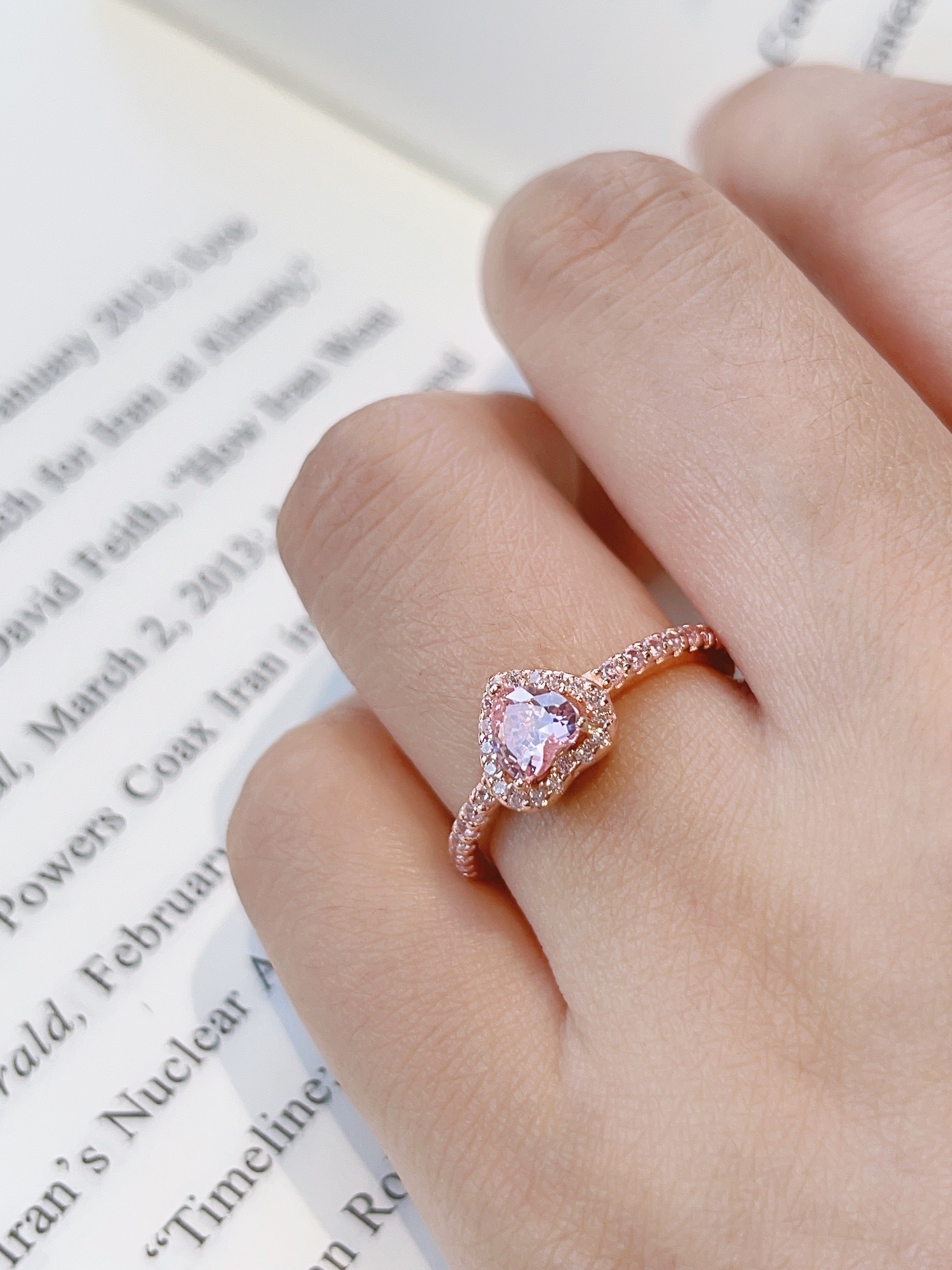 Velira Elevated Heart Ring