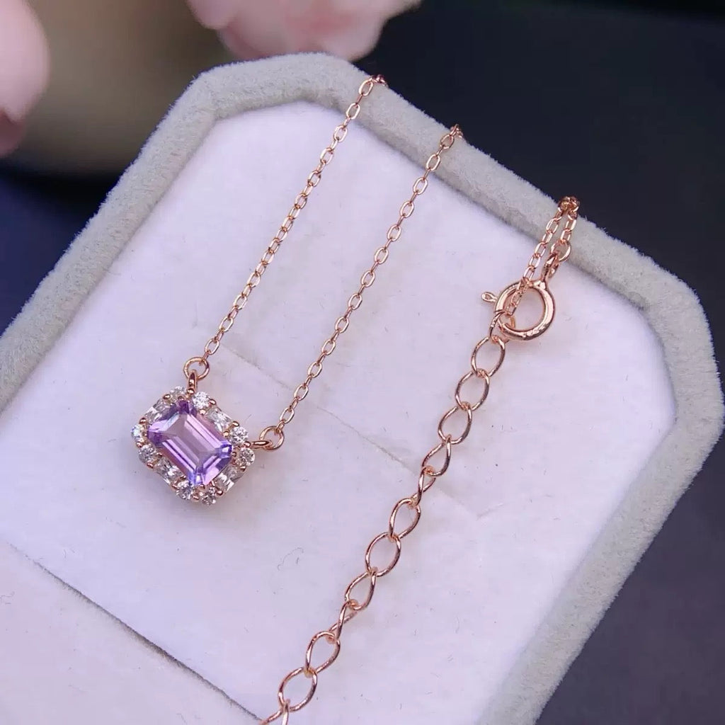 Velira Natural Amethyst Yanna Necklace