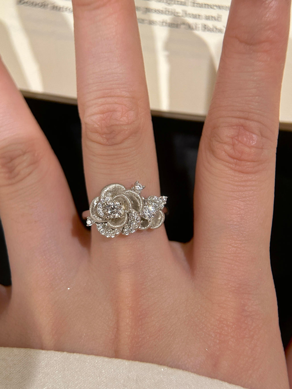 Velira Rose Brushed Ring