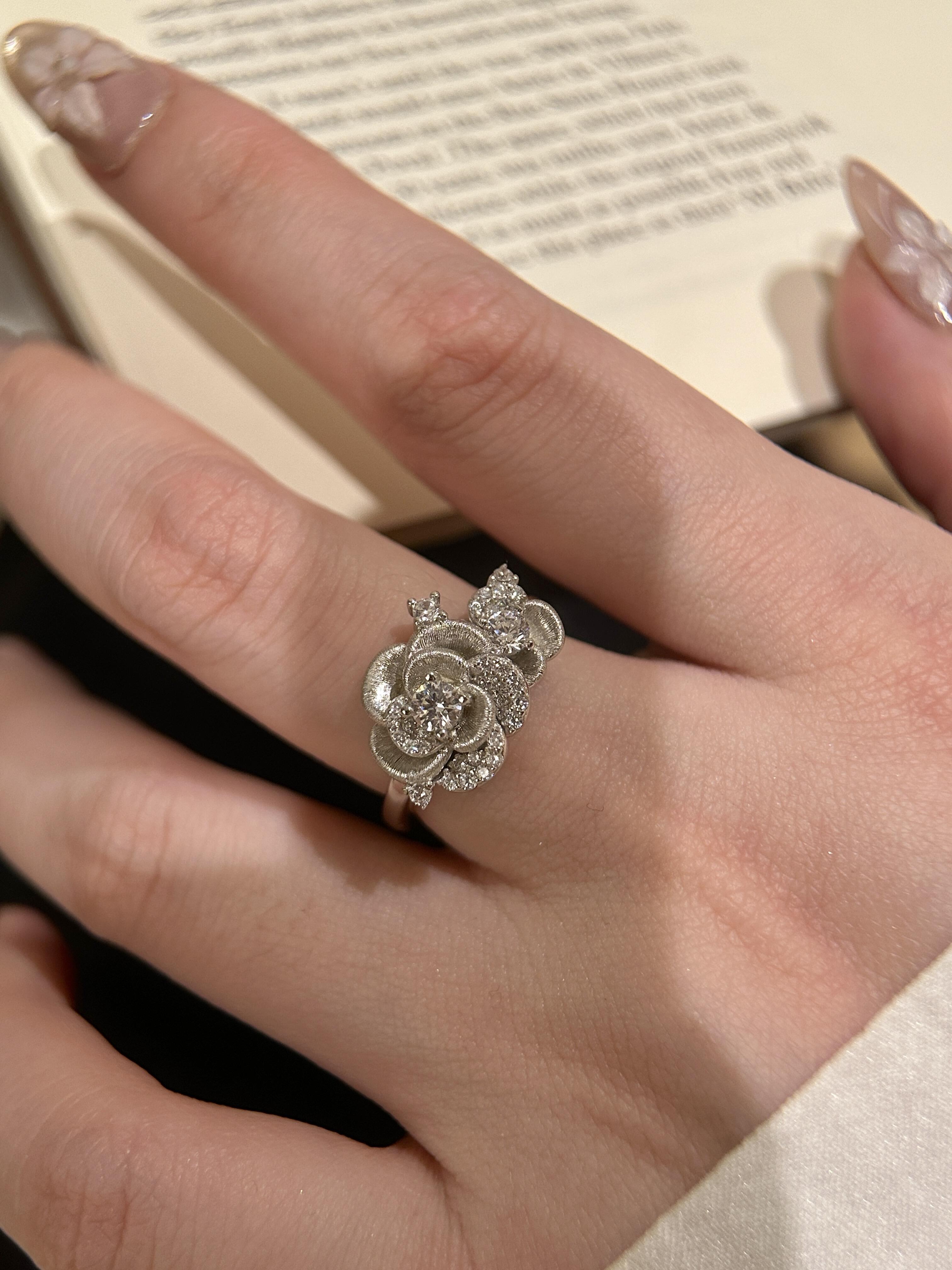 Velira Rose Brushed Ring