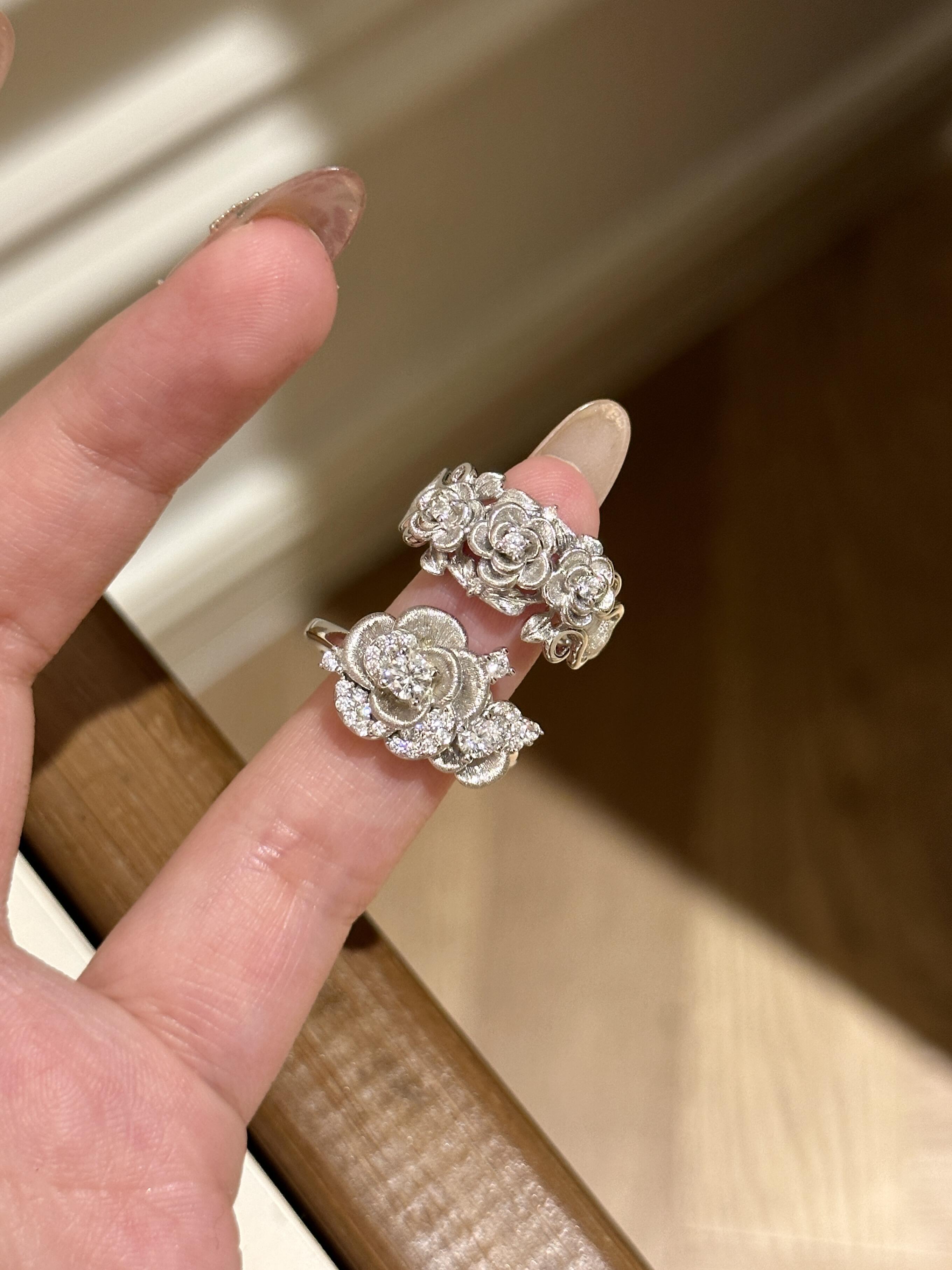 Velira Rose Brushed Ring