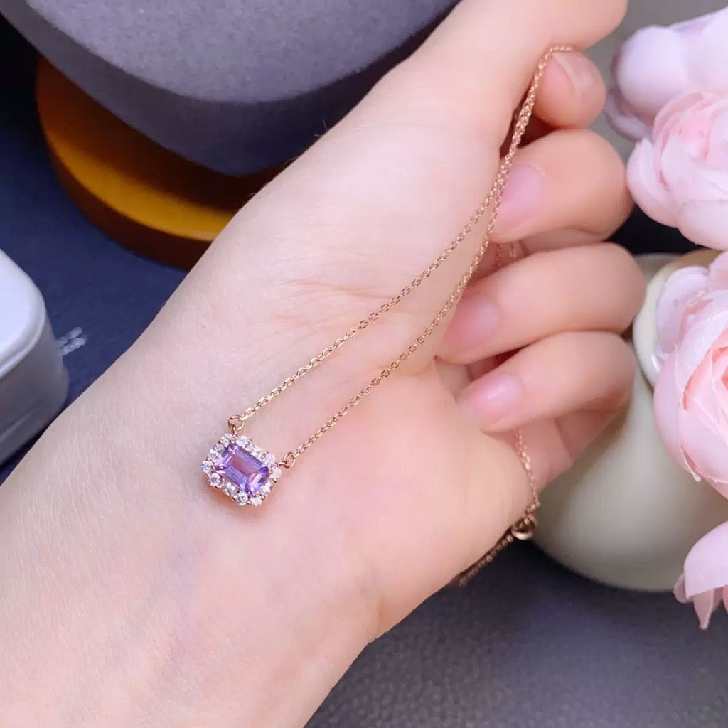Velira Natural Amethyst Yanna Necklace