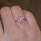 Velira Daisy Rose Gold Open Ring