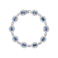 Velira Ice Blue Flower Bracelet