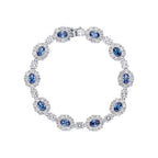 Velira Ice Blue Flower Bracelet
