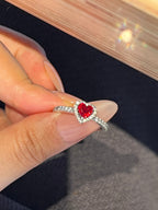 Velira Elevated Heart Ring