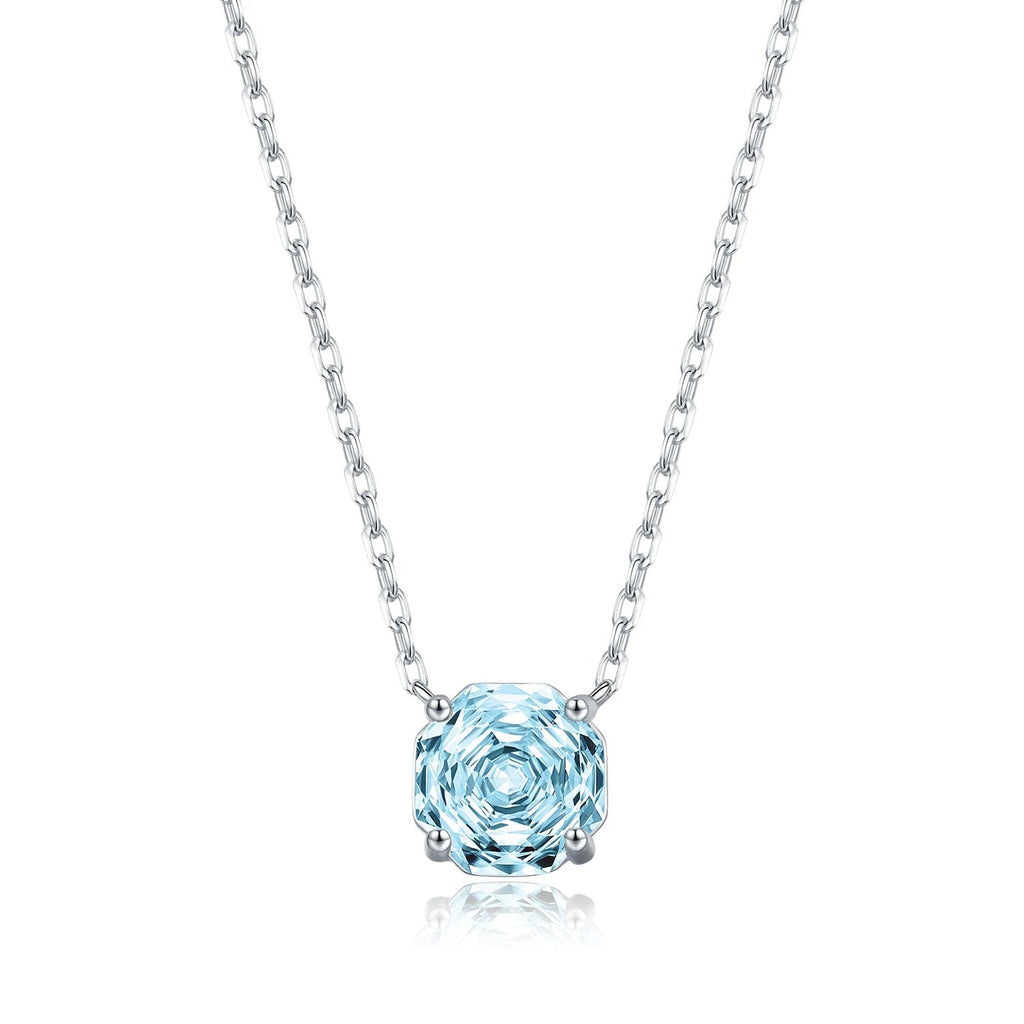 Velira Rose-Cut Blue D Necklace