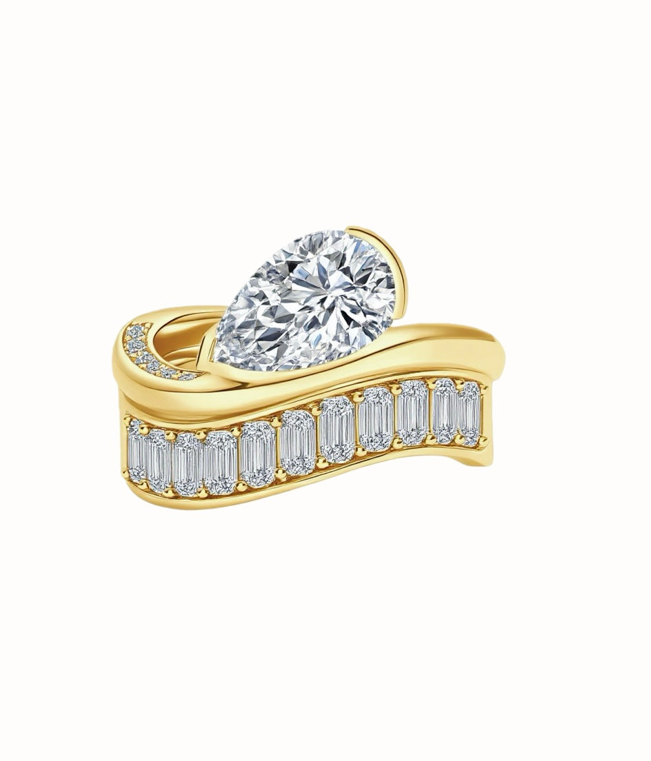 Velira Oval Love Stackingring