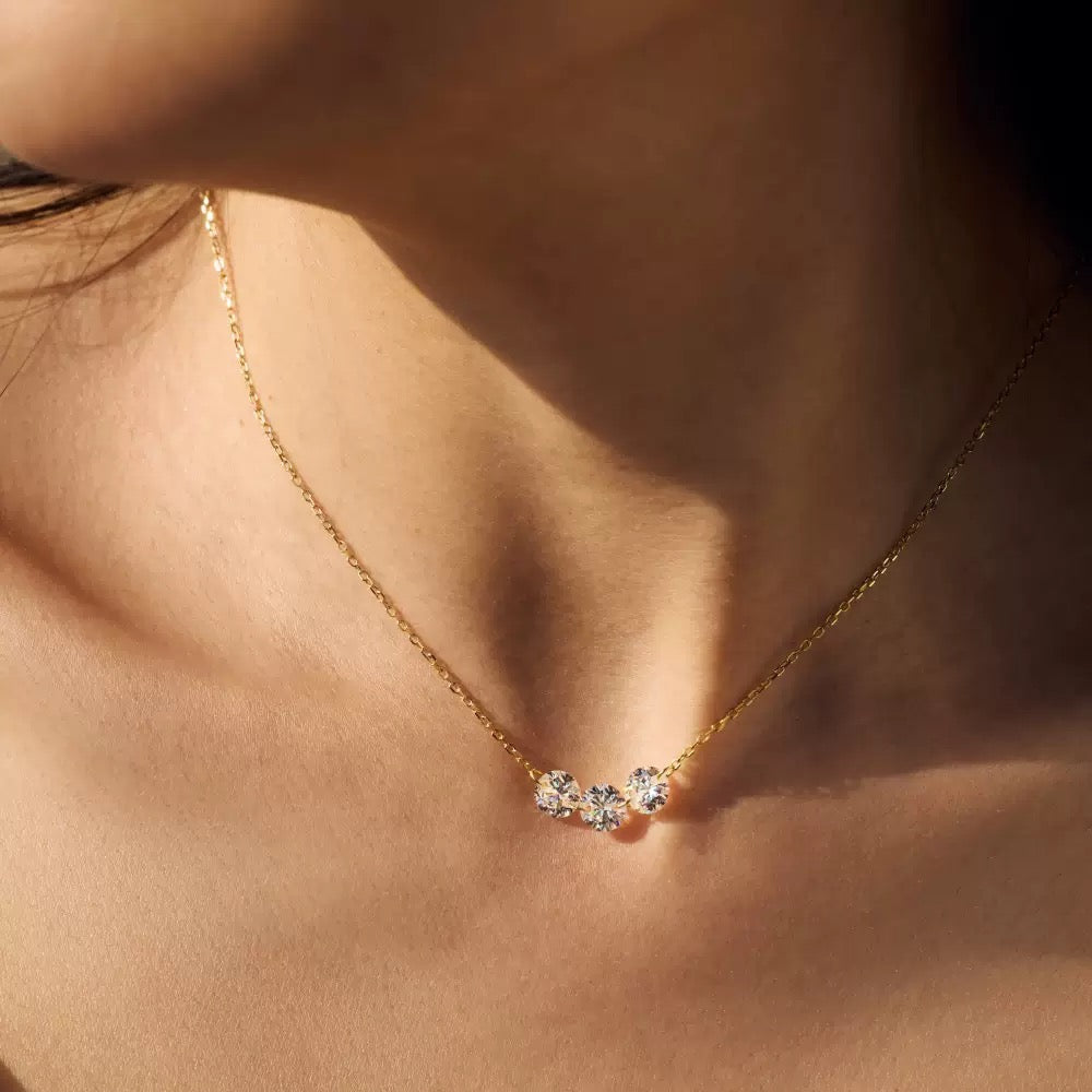 Velira Round Diamond Necklace