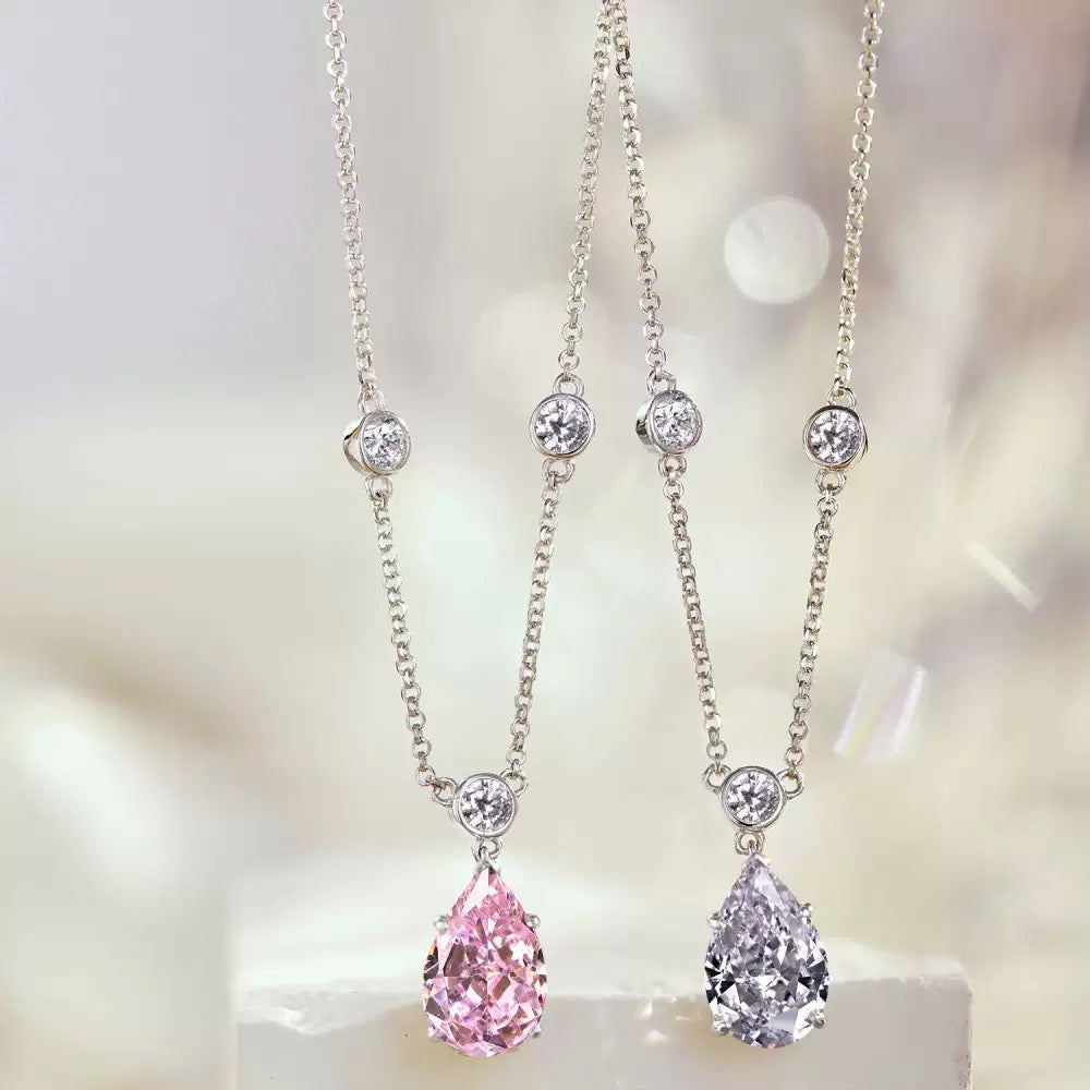 Velira Oval Diamond Love Necklace