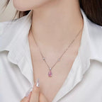 Velira Oval Diamond Love Necklace