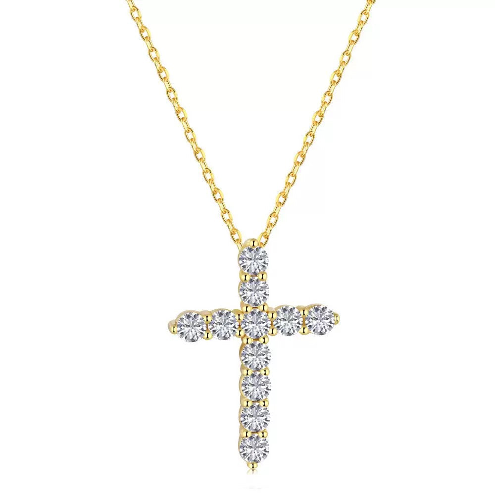 Velira Diamond Cross Necklace