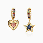 Velira Opal star Earrings