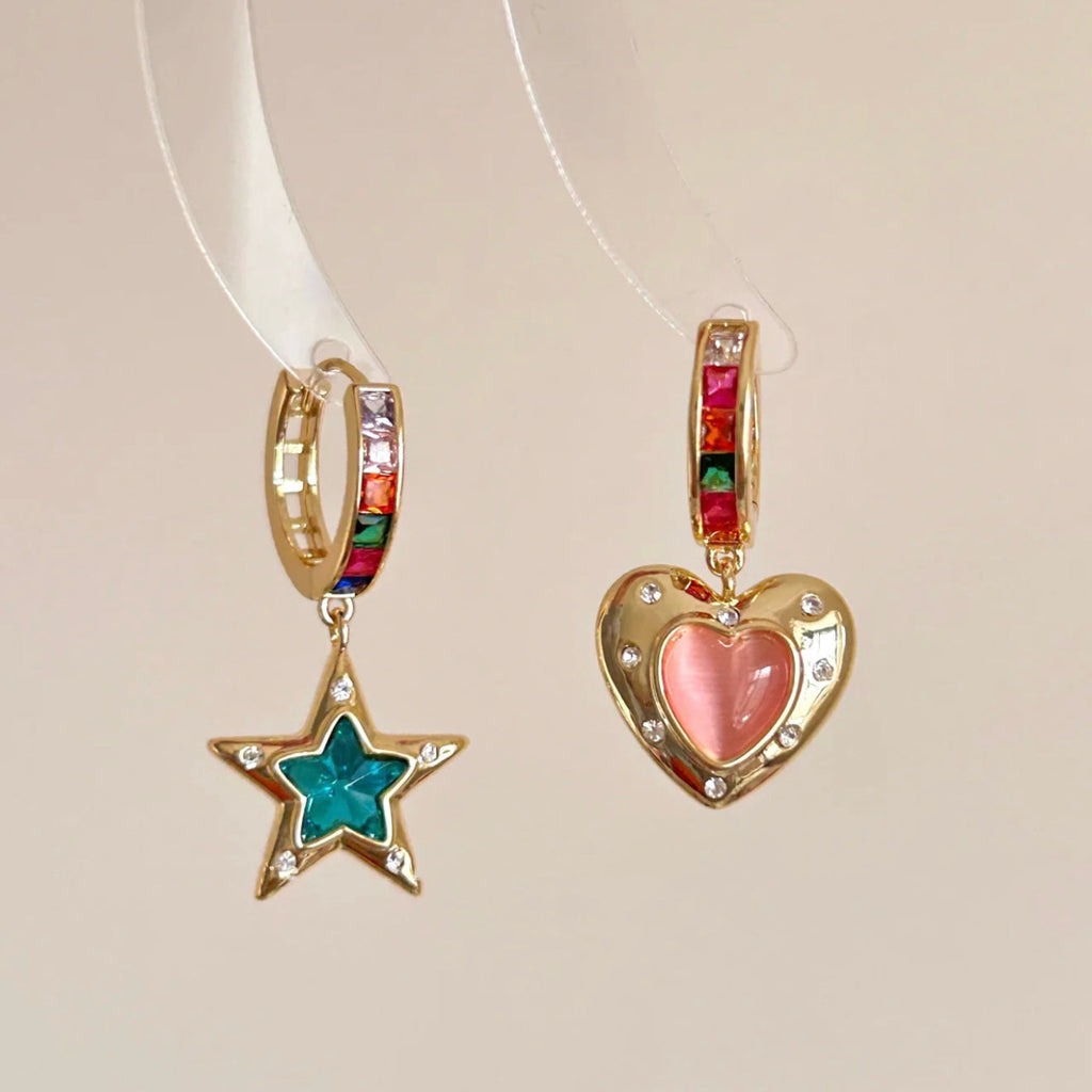 Velira Opal star Earrings