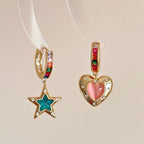 Velira Opal star Earrings