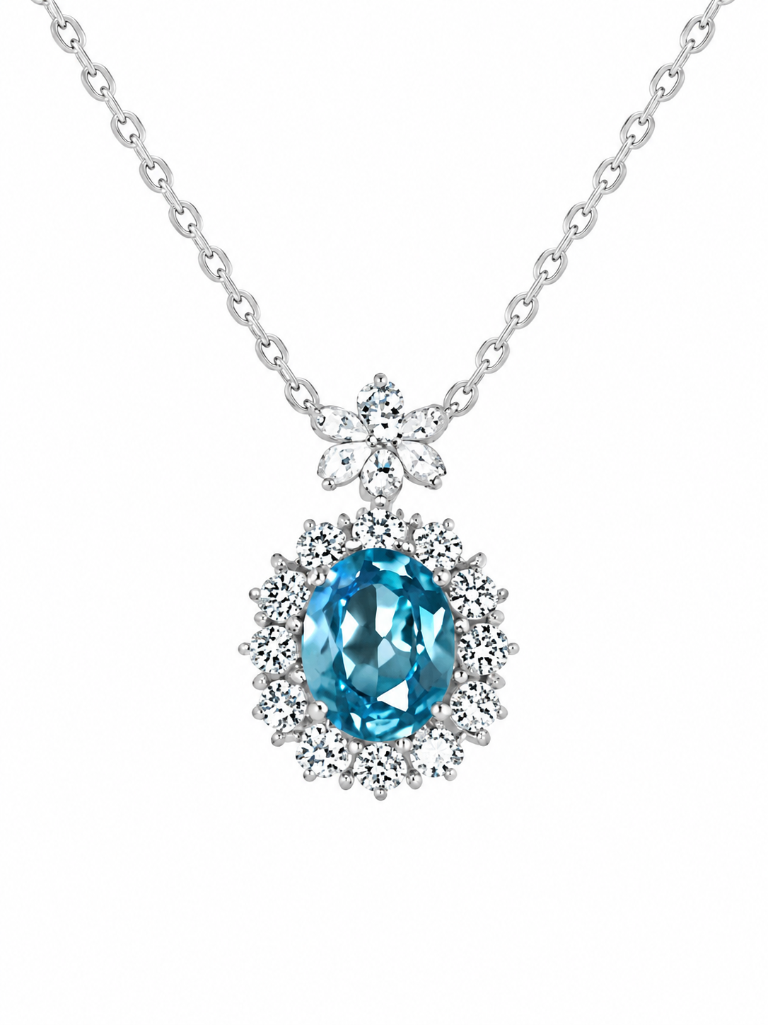 Velira Aquamarine D Necklace
