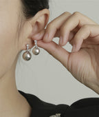 Velira Diamond Pearl Ear studs