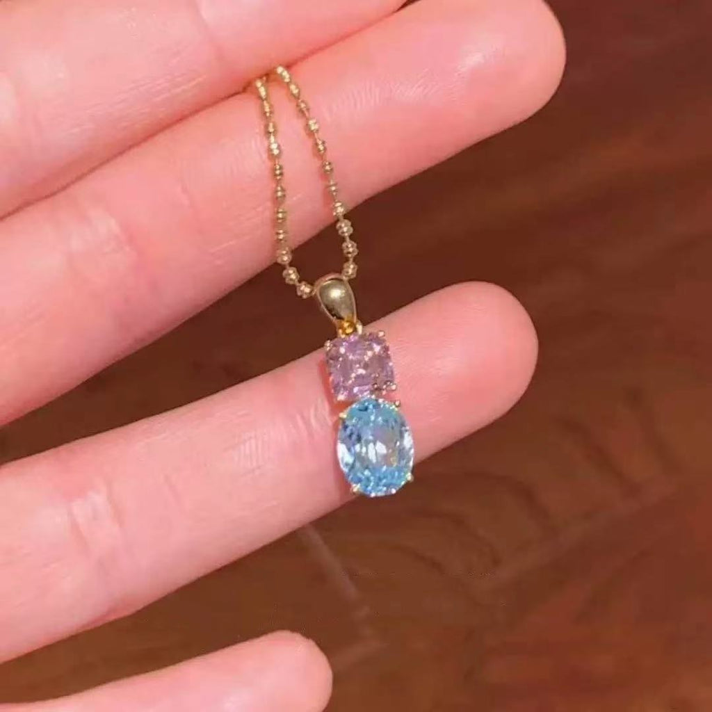 Velira Blue&Pink Necklace