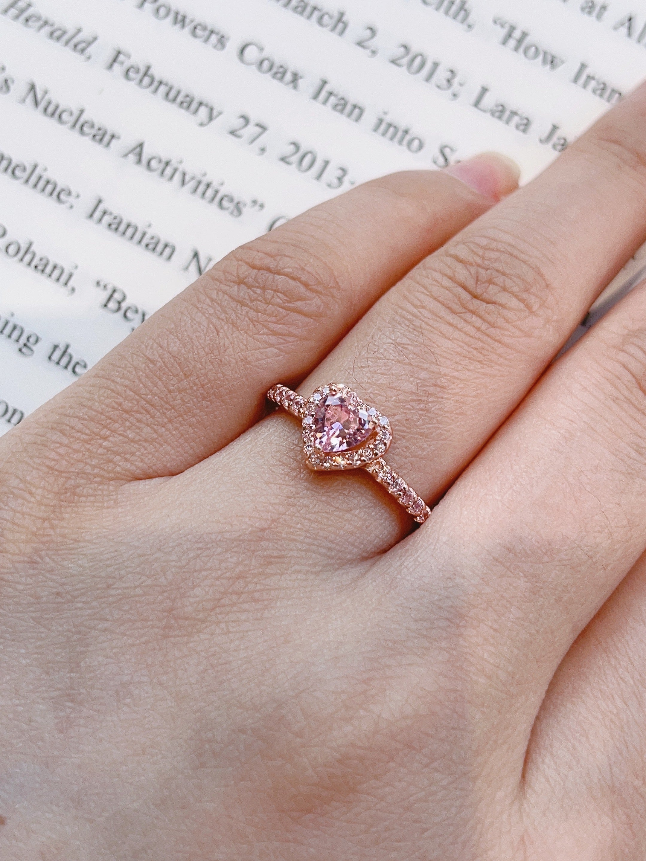 Velira Elevated Heart Ring collection